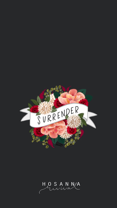 Mini Banner Lock Screen: Surrender