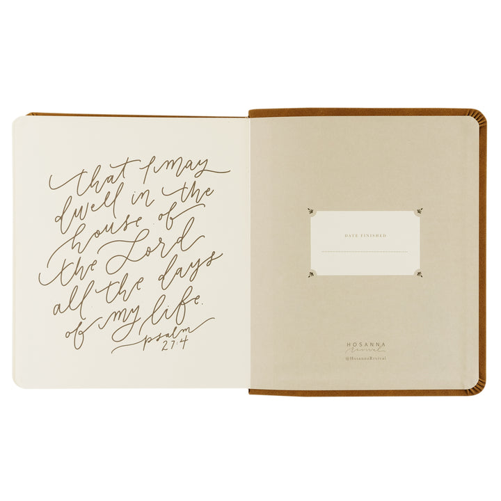 Amelia-5-Year-Prayer-Journal-Brown-Suede-Leather-Floral-One-Thing-I-Ask-Hosanna-Revival