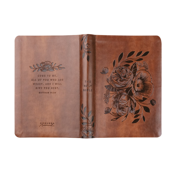 Aurora-NLT-Compact-Bible-Large-Print-Brown-Floral-Leather-Hosanna-Revival-Hosanna-Revival