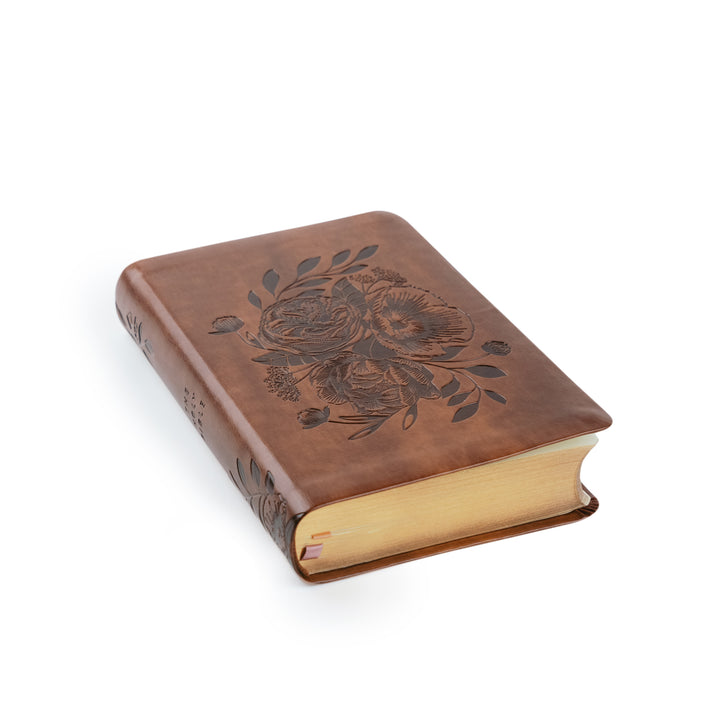 Aurora-NLT-Compact-Bible-Large-Print-Brown-Floral-Leather-Hosanna-Revival-Hosanna-Revival