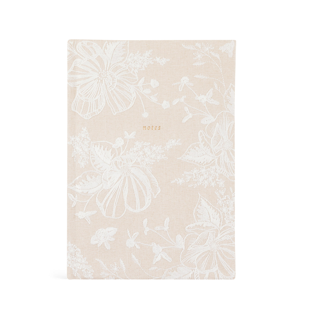 Casablanca-Notebook-Embroidered-Cream-White-Floral-Hosanna-Revival