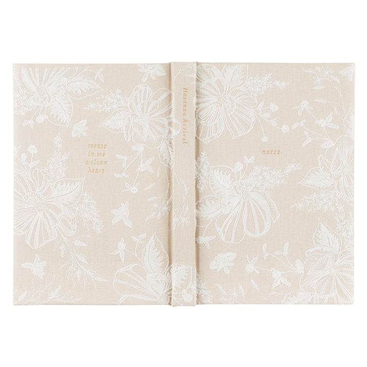Casablanca-Notebook-Embroidered-Cream-White-Floral-Hosanna-Revival