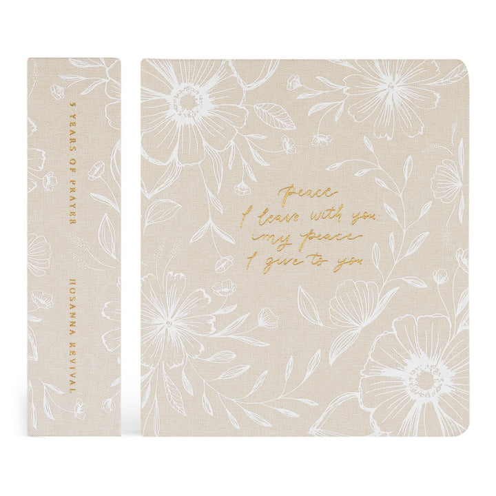 Cordova-5-Year-Prayer-Journal-Neutral-Cream-Floral-One-Thing-I-Ask-Hosanna-Revival