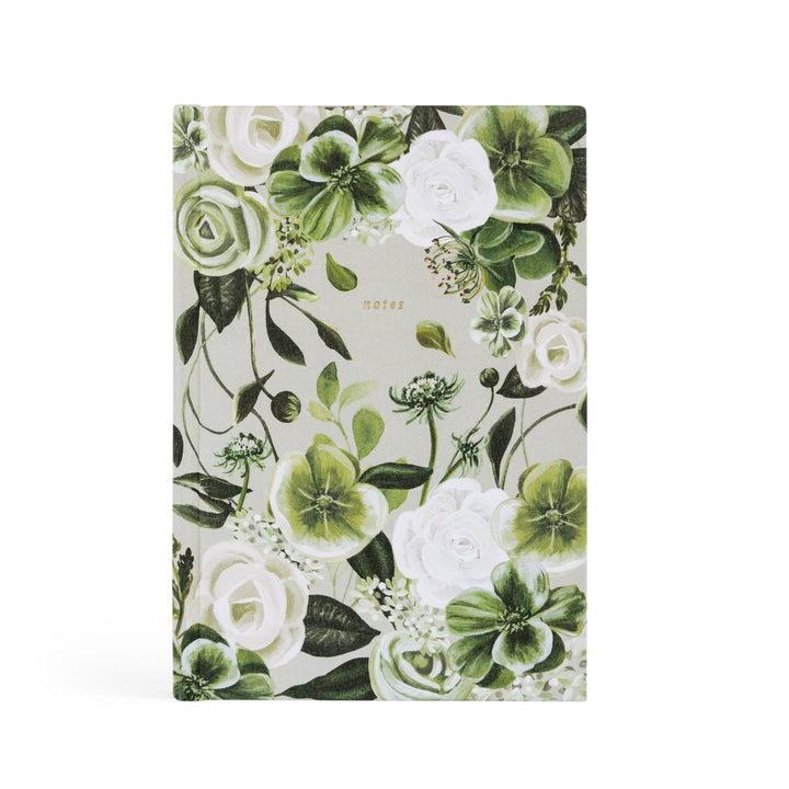 Dorset-Notebook-Lined-Journal-Painted-Gray-Green-Floral-Bible-Verse-Hosanna-Revival
