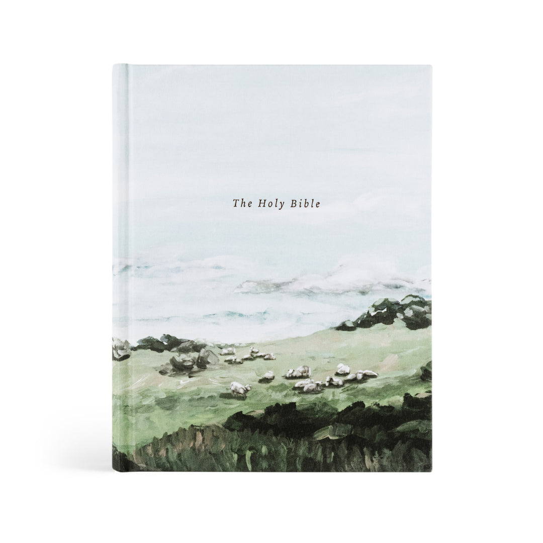 Dublin-CSB-Notetaking-Bible-Journaling-Sheep-Painted-Landscape-Hosanna-Revival