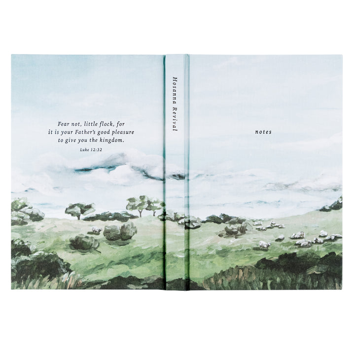 Dublin-Notebook-Lined-Journal-Green-Painted-Sheep-Landscape-Bible-Verse-Hosanna-Revival