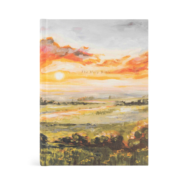 Florence-ESV-Journaling-Bible-Sunset-Field-Landscape-Hosanna-Revival