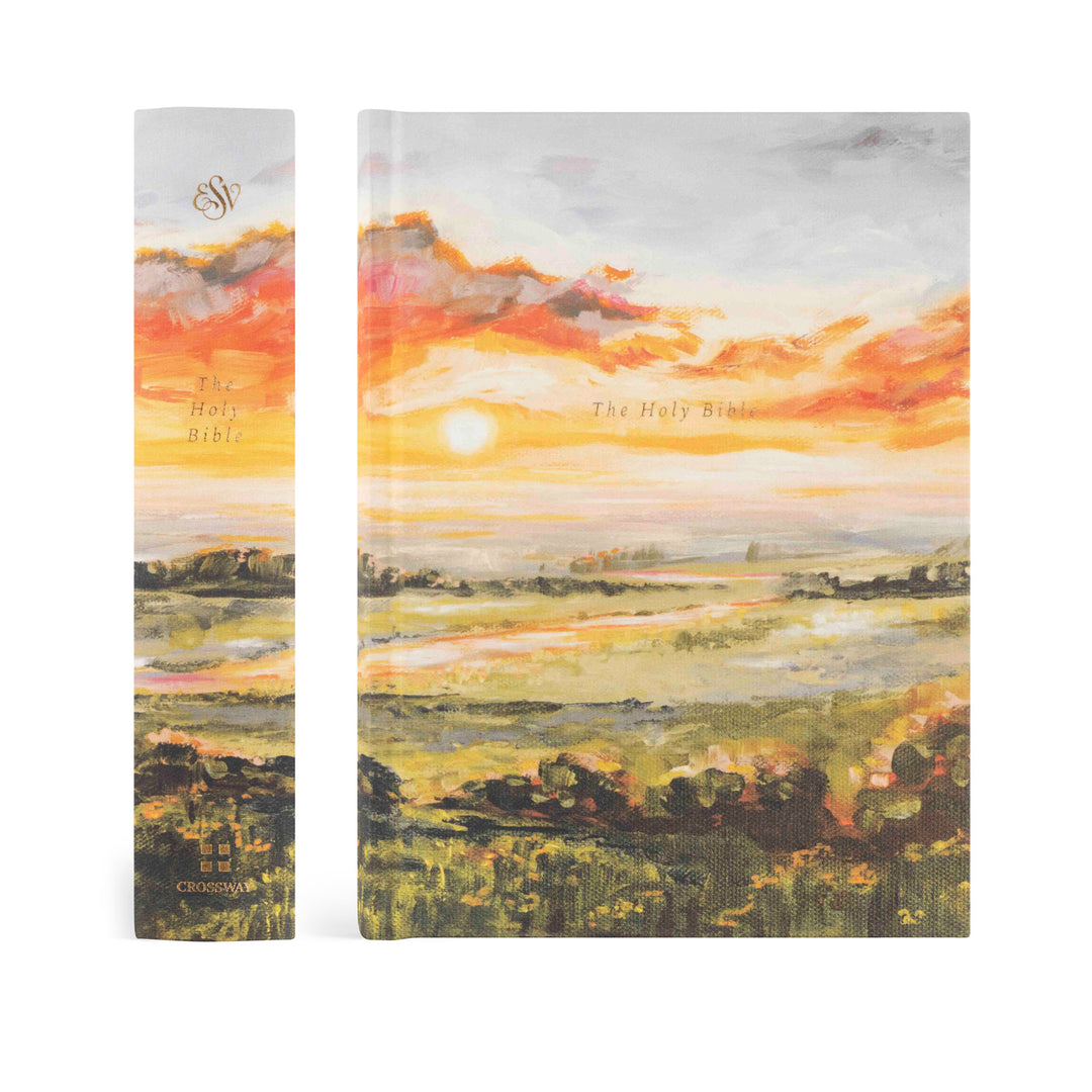 Florence-ESV-Journaling-Bible-Sunset-Field-Landscape-Hosanna-Revival