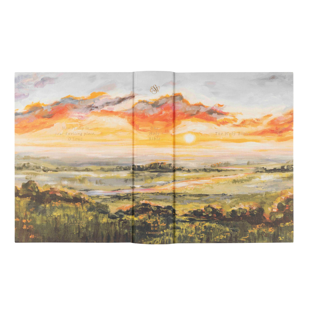 Florence-ESV-Journaling-Bible-Sunset-Field-Landscape-Hosanna-Revival