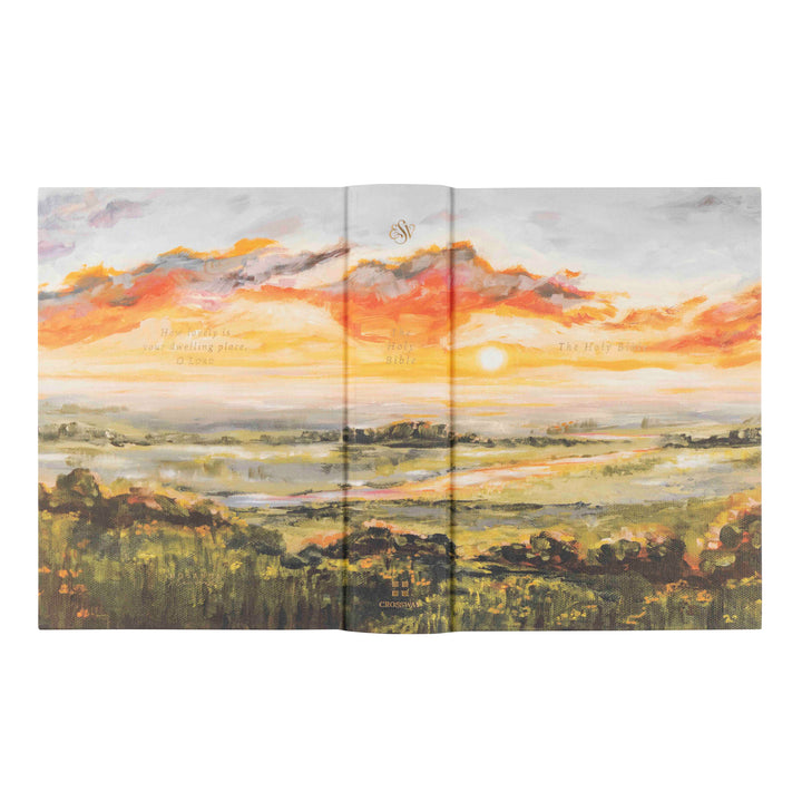 Florence-ESV-Journaling-Bible-Sunset-Field-Landscape-Hosanna-Revival