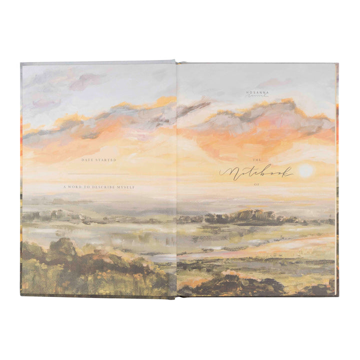 Florence-Notebook-Sunset-Field-Landscape-Hosanna-Revival