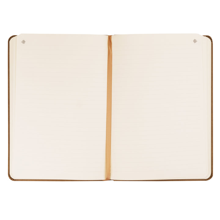 Galilee-Notebook-Lined-Journal-Beige-Leather-Sunset-Beach-Bible-Verse-Hosanna-Revival