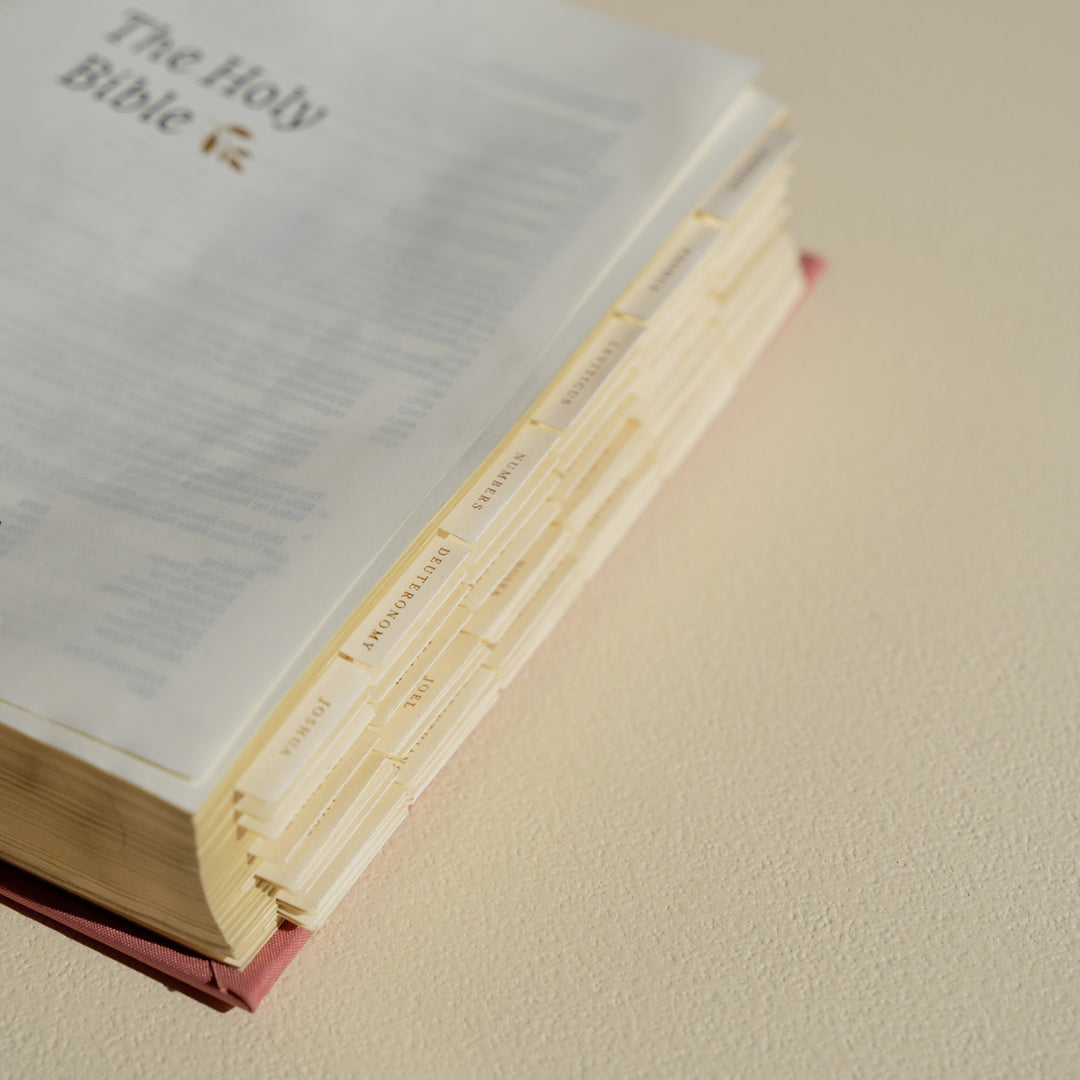 Gold-Foil-Bible-Tabs-Cream-Paper-Embossed-Sticker-Index-Hosanna-Revival
