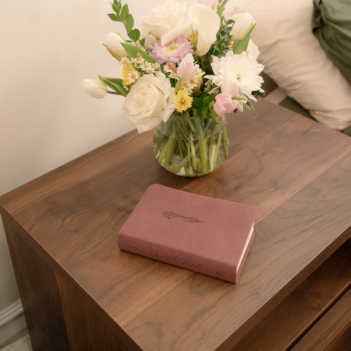 Helena-NLT-Compact-Bible-Pink-Purple-Flower-Suede-Leather-Hosanna-Revival