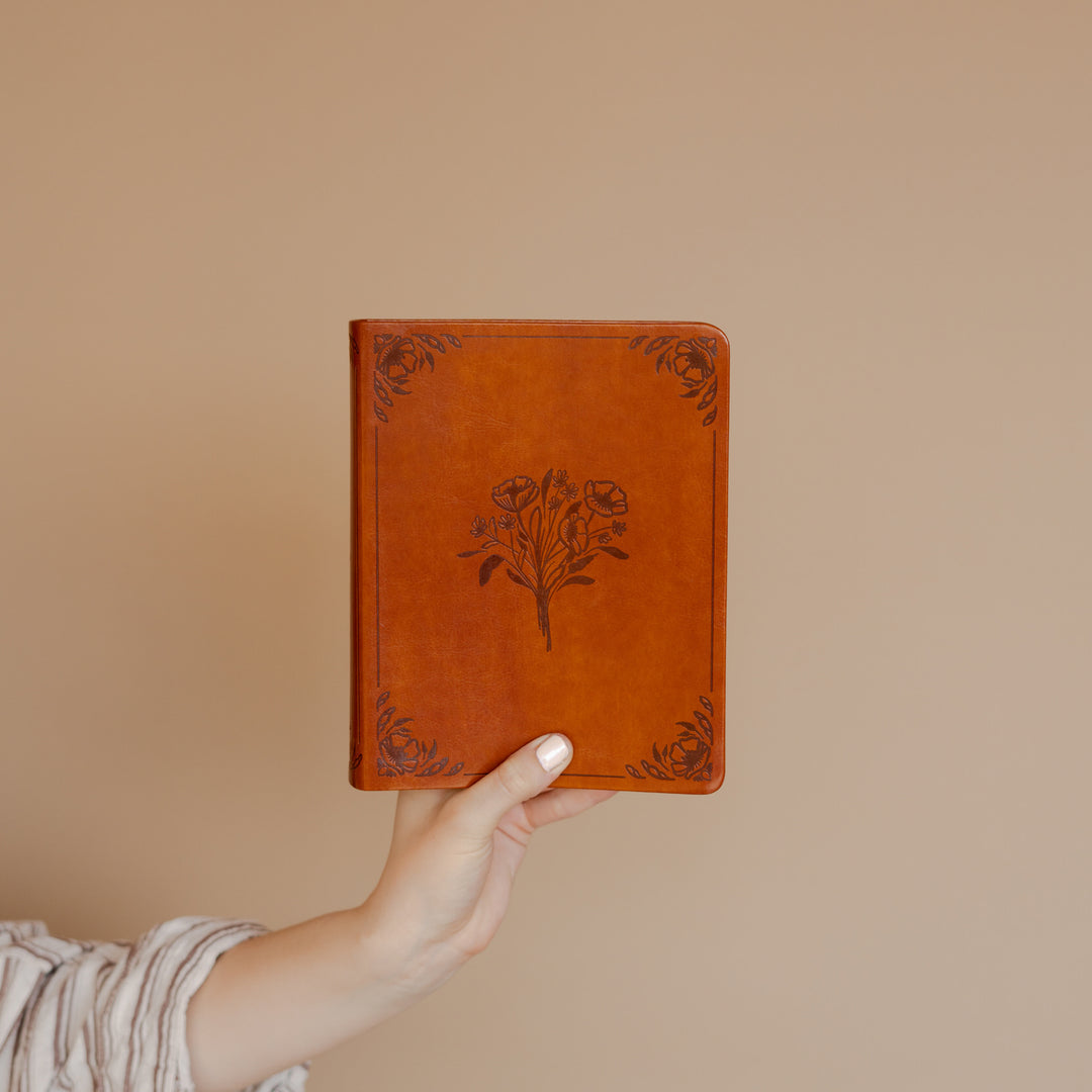 Vienna-Brown-Leather-Floral-Bible-Hosanna-Revival-CSB-Notetaking-Bible
