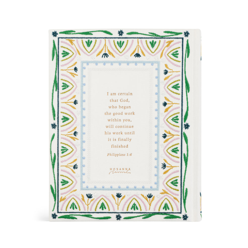 Lisbon-NLT-Notetaking-Bible-Embroidered-Floral-Frame-Blue-Green-Hosanna-Revival