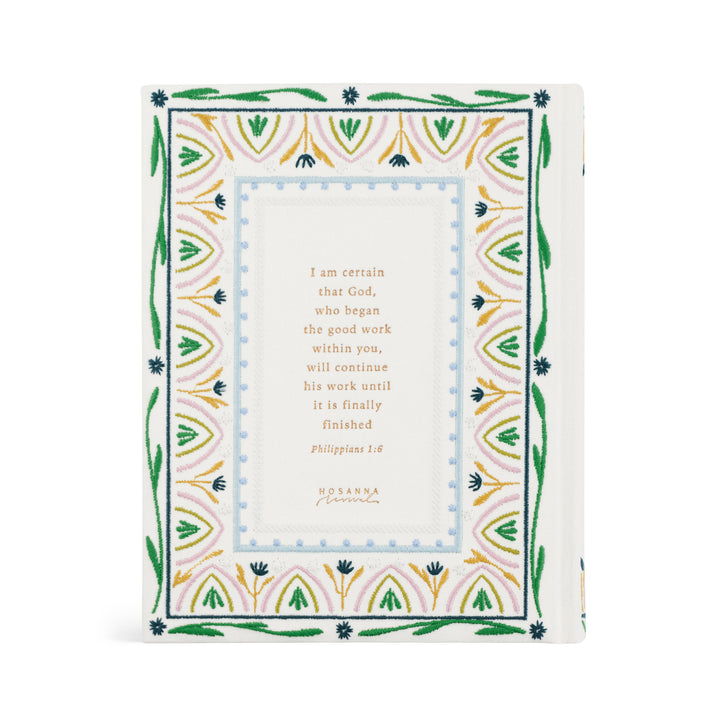 Lisbon-NLT-Notetaking-Bible-Embroidered-Floral-Frame-Blue-Green-Hosanna-Revival