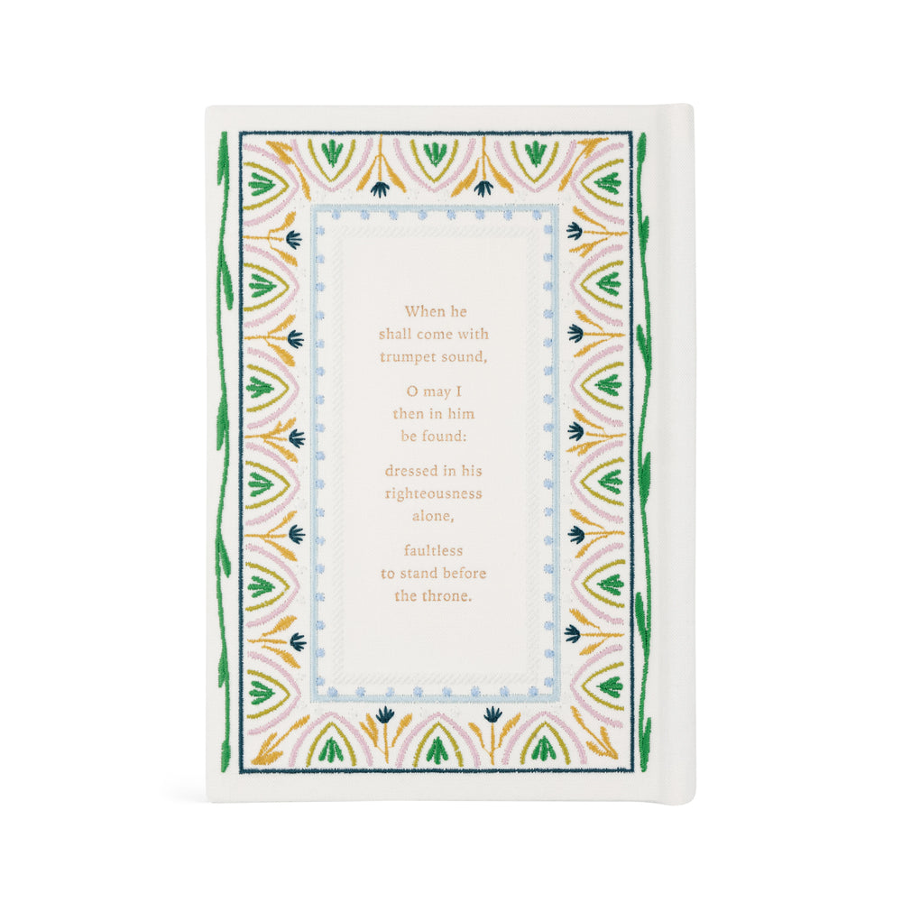 Lisbon-Notebook-Embroidered-Floral-Frame-Blue-Green-Hosanna-Revival