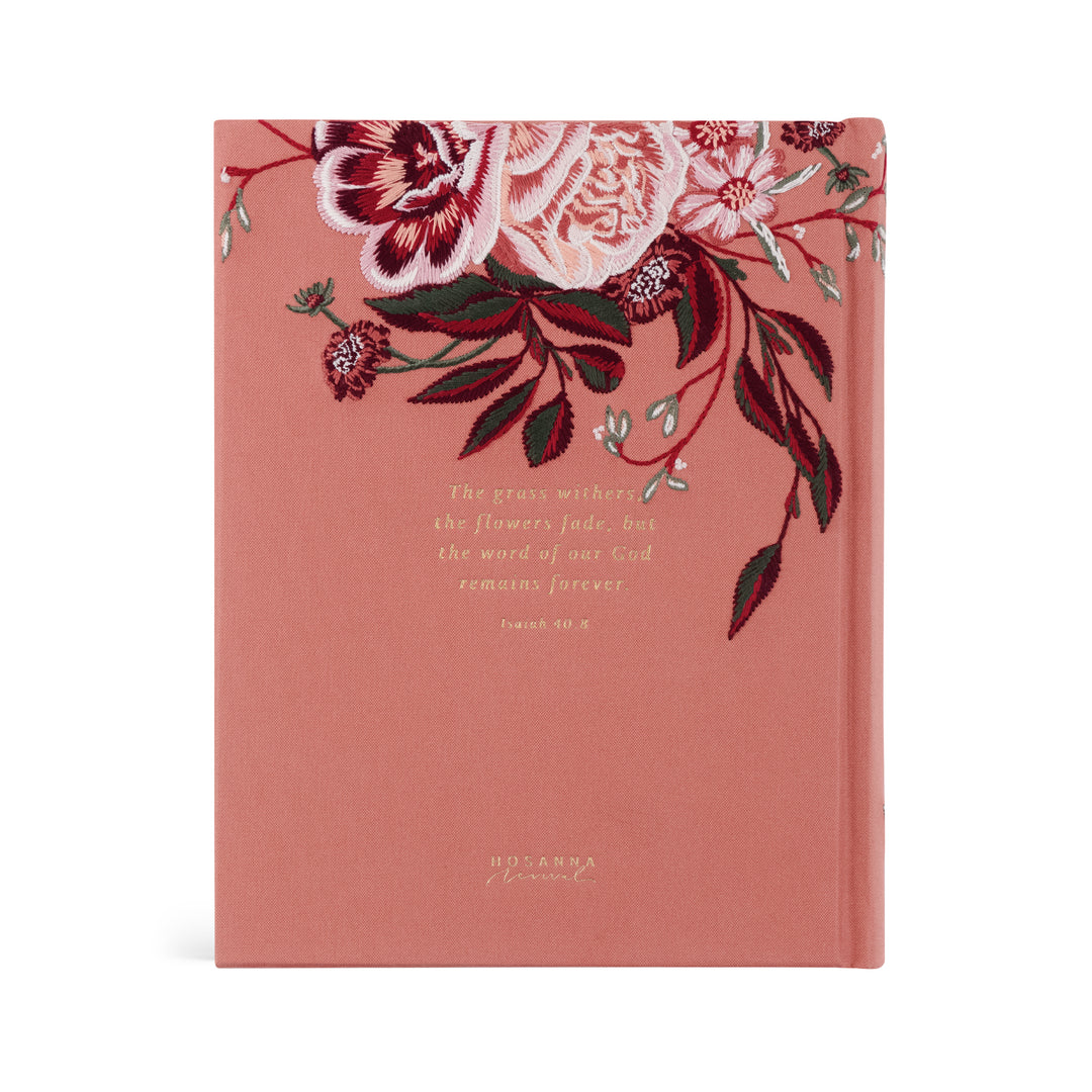 Rosedal-CSB-Notetaking-Bible-Embroidered-Pink-Flower-Bouquet-Hosanna-Revival