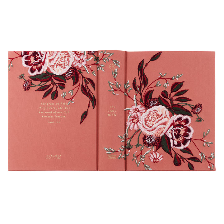 Rosedal-CSB-Notetaking-Bible-Embroidered-Pink-Flower-Bouquet-Hosanna-Revival