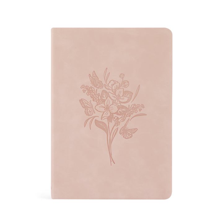 Shiloh-Notebook-Pink-Flower-Bouquet-Suede-Leather-Hosanna-Revival