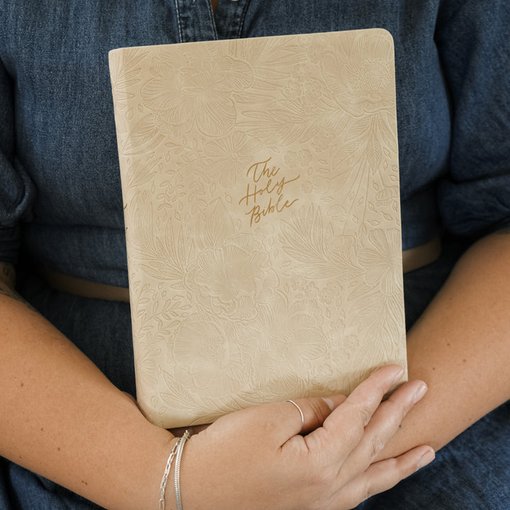 Sonora-ESV-Study-Bible-Softcover-Neutral-Cream-Floral-Deboss-Hosanna-Revival