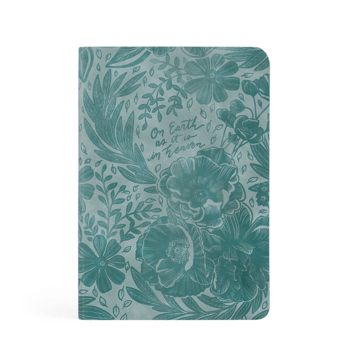 Sonora-Notebook-Lined-Journal-Aqua-Blue-Floral-Deboss-Bible-Verse-Hosanna-Revival