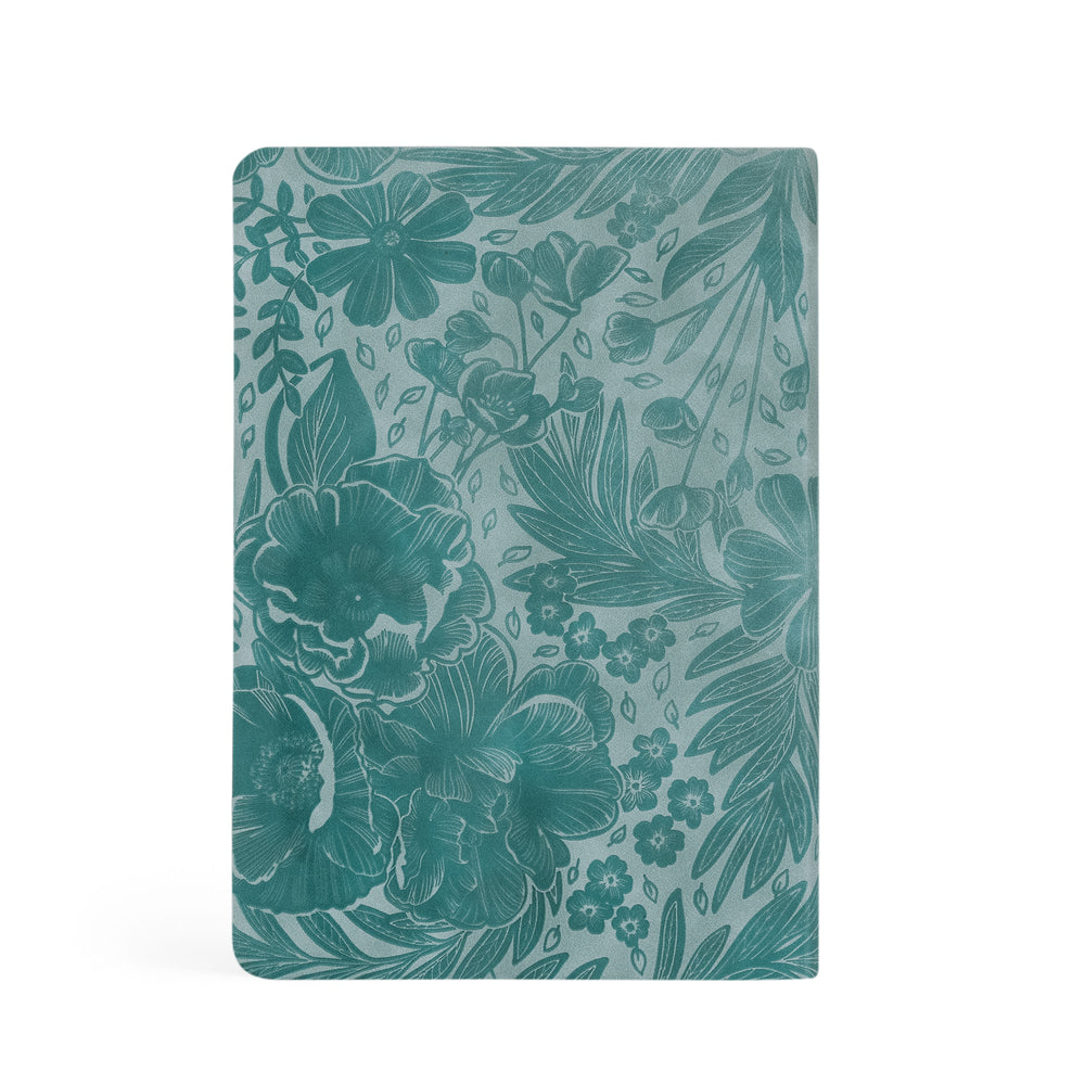 Sonora-Notebook-Lined-Journal-Aqua-Blue-Floral-Deboss-Bible-Verse-Hosanna-Revival
