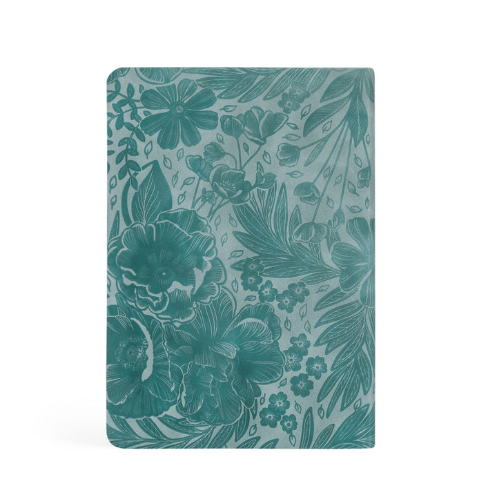 Sonora-Notebook-Lined-Journal-Aqua-Blue-Floral-Deboss-Bible-Verse-Hosanna-Revival