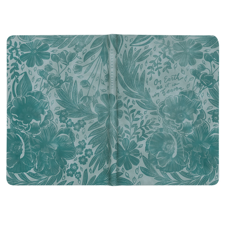 Sonora-Notebook-Lined-Journal-Aqua-Blue-Floral-Deboss-Bible-Verse-Hosanna-Revival