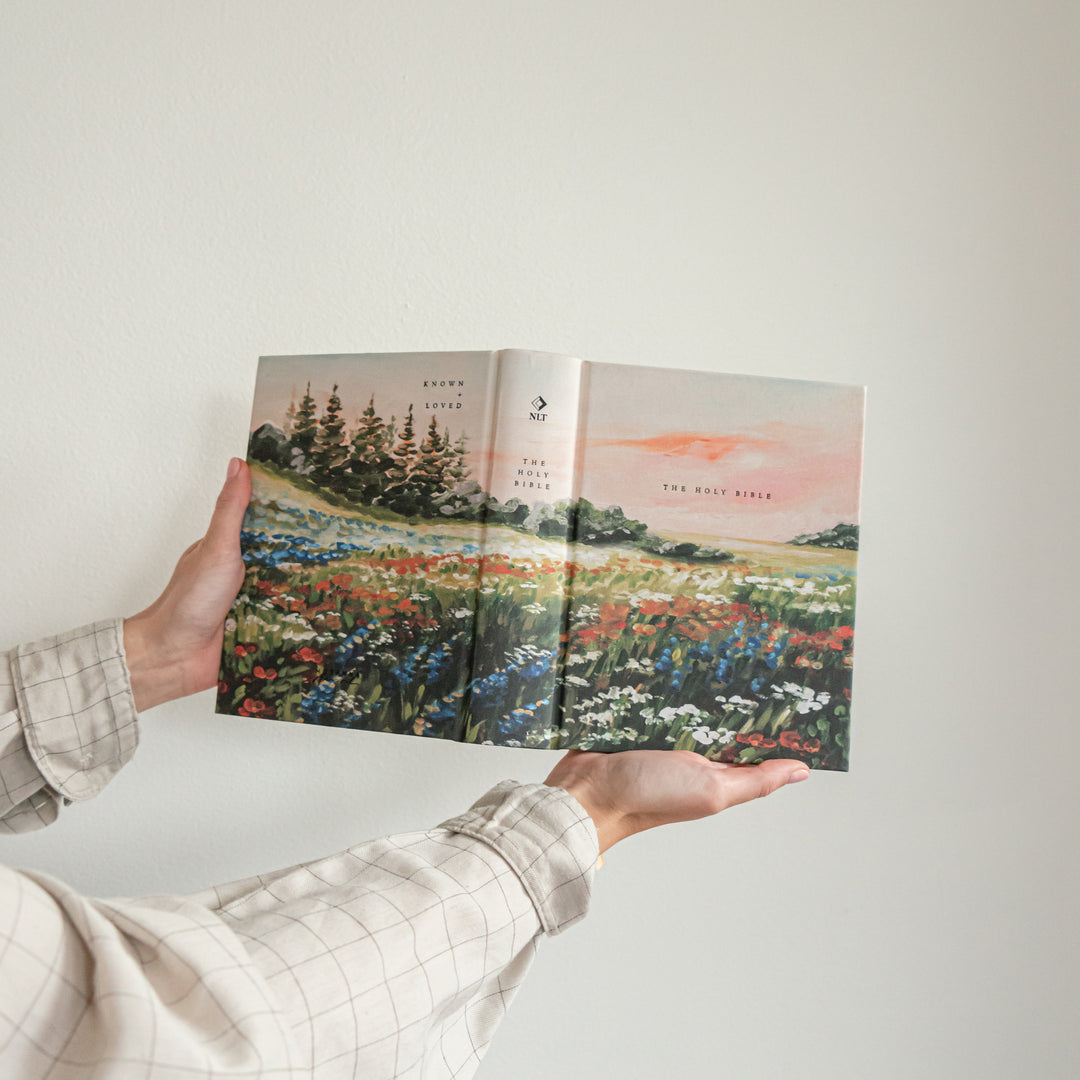 Coram-NLT-Notetaking-Bible-Landscape-Floral-Hosanna-Revival