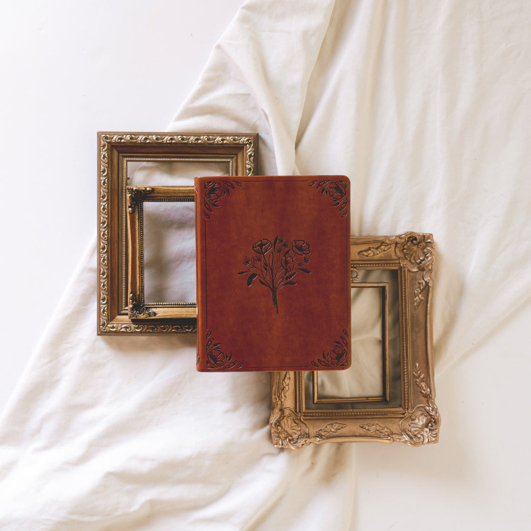 Vienna-Brown-Leather-Floral-Bible-Hosanna-Revival-CSB-Notetaking-Bible