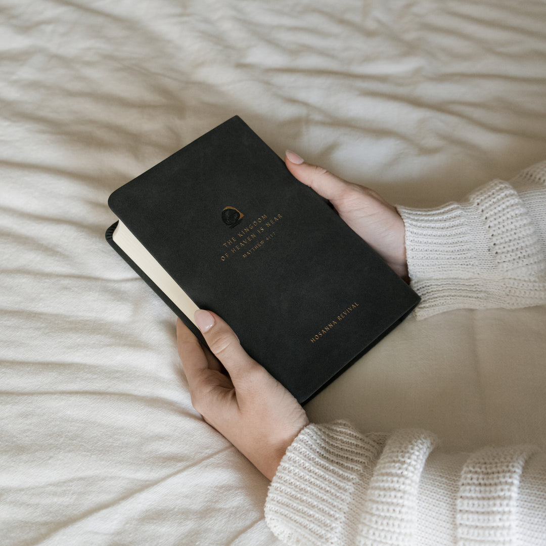 Jerusalem-NLT-Compact-Bible-Large-Print-Minimal-Neutral-Black-Suede-Leather-Hosanna-Revival-Hosanna-Revival