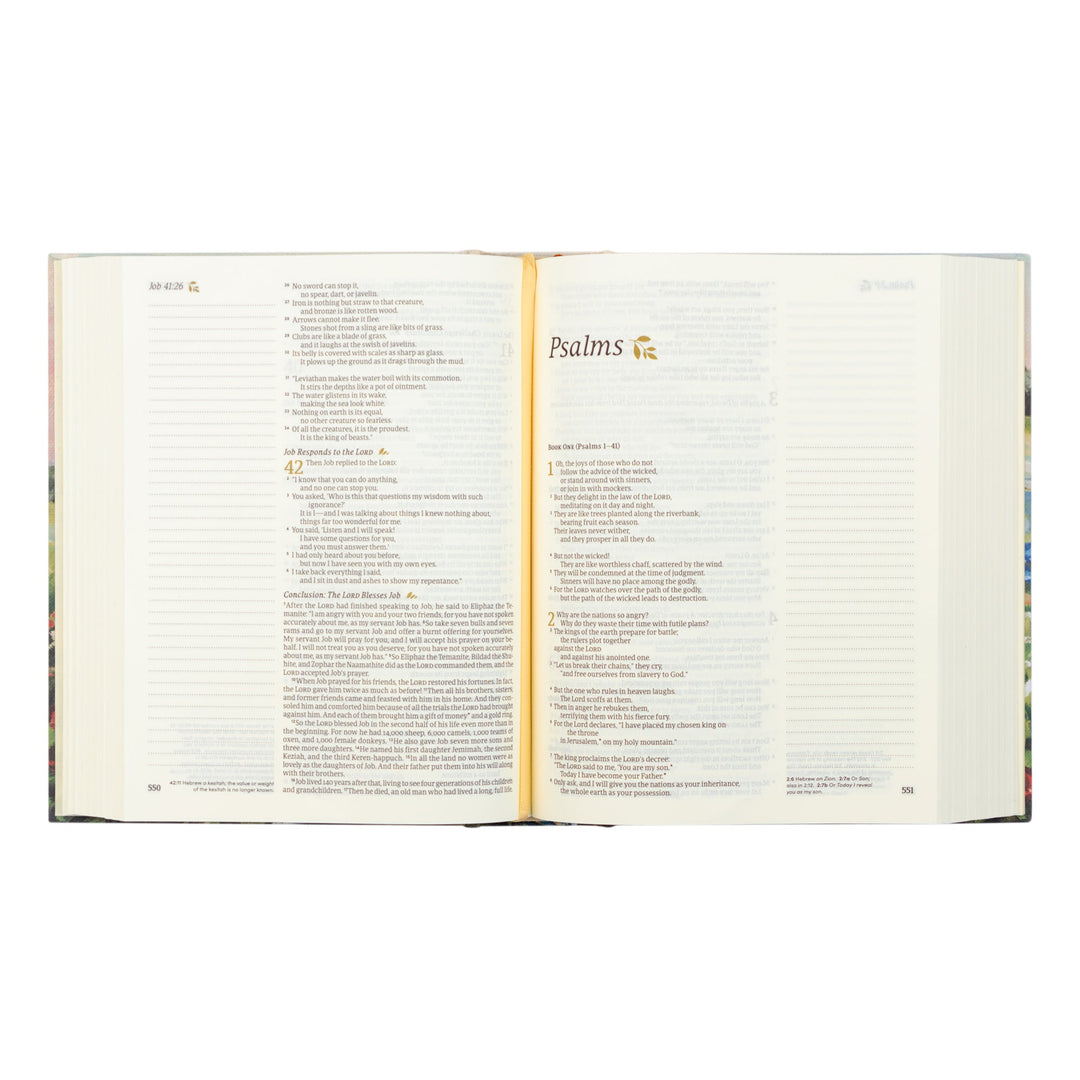 Coram-NLT-Notetaking-Bible-Landscape-Floral-Hosanna-Revival
