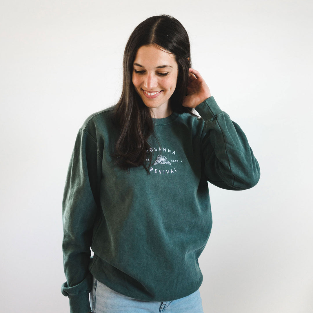 Green-Sweatshirt-Hosanna-Revival