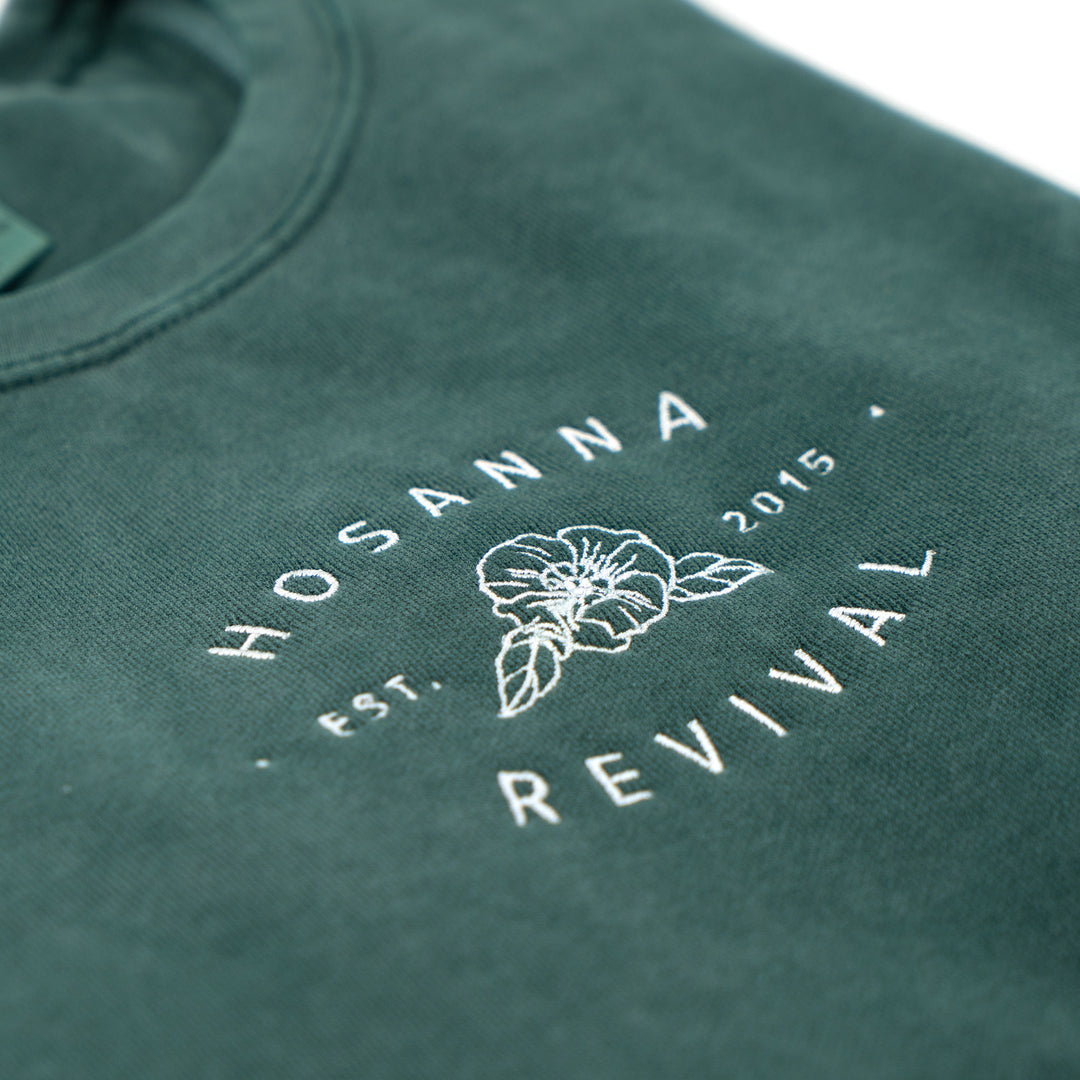 Green-Sweatshirt-Hosanna-Revival
