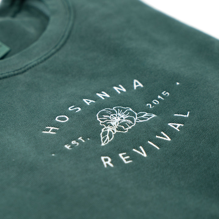 Green-Sweatshirt-Hosanna-Revival