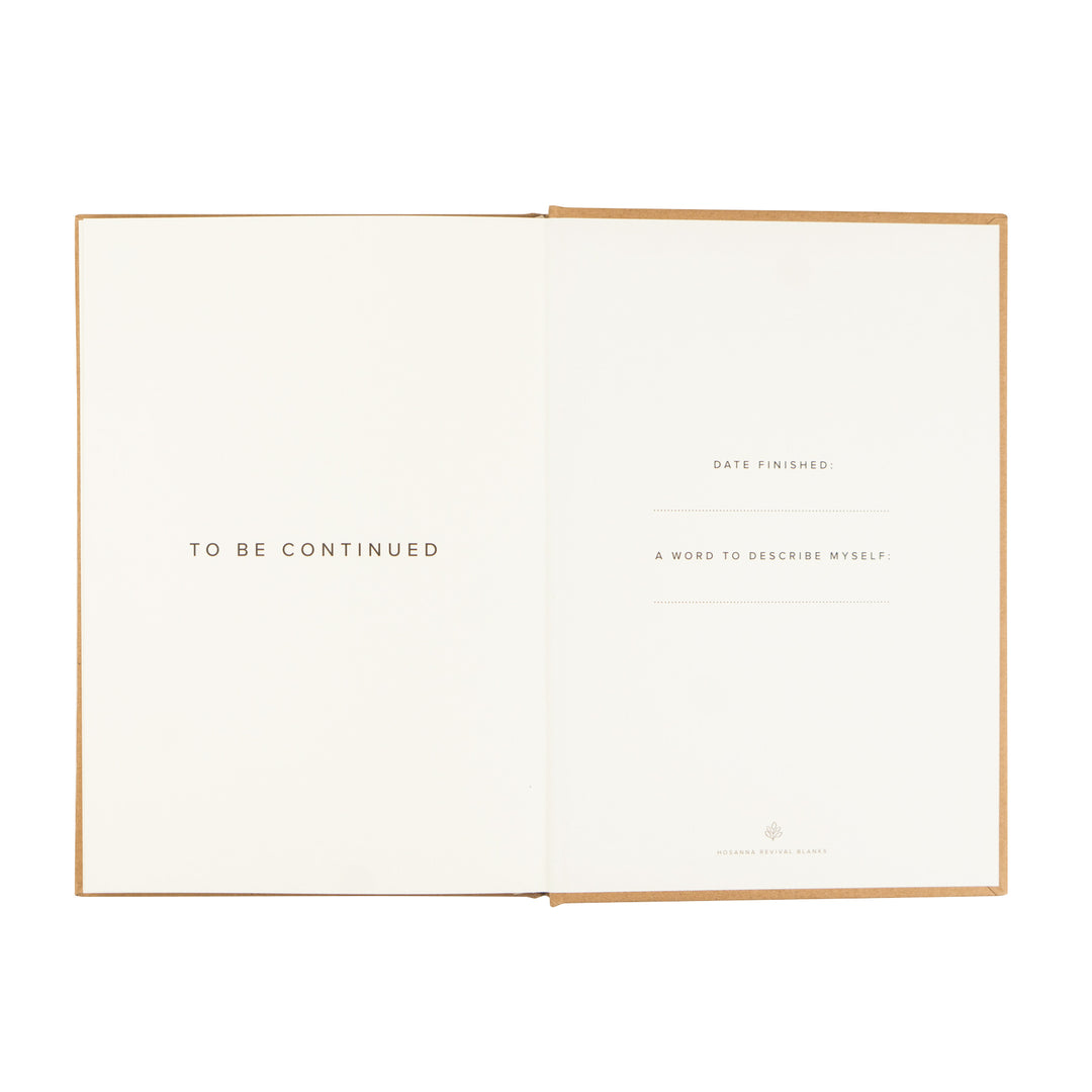 Hosanna Blanks : Paintable Journal
