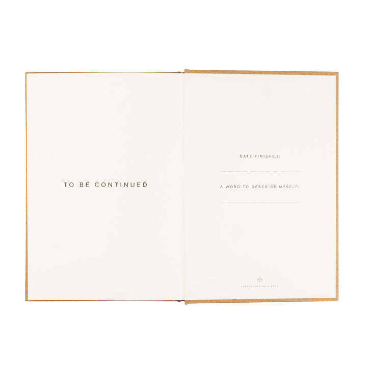 Hosanna Blanks : Paintable Journal