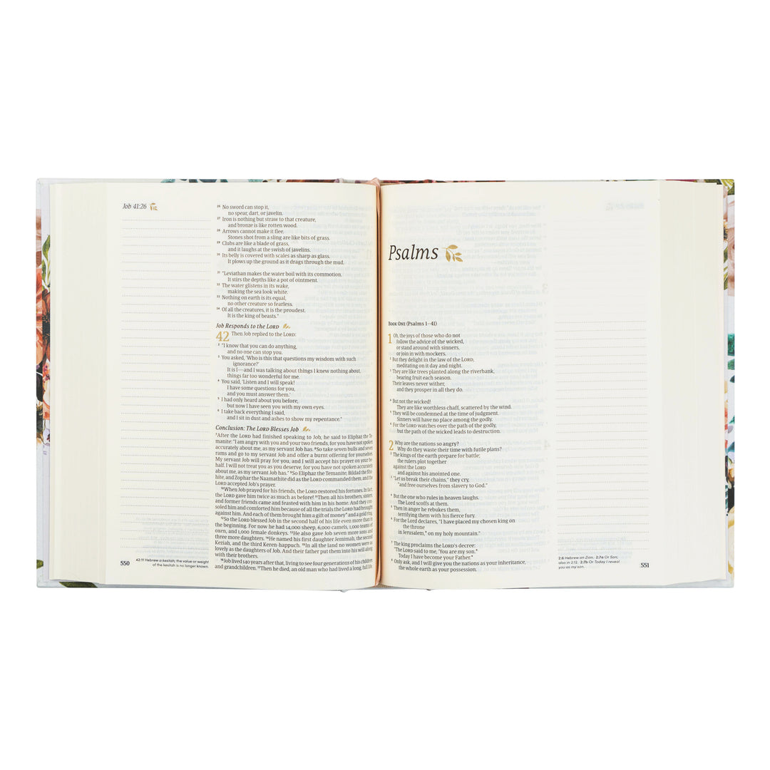 Madrid-NLT-Notetaking-Bible-Painted-Flower