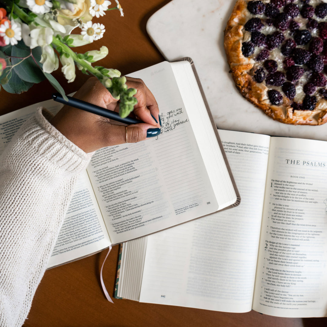 Marlo-NLT-Notetaking-Bible-Leather-Floral-Hosanna-Revival