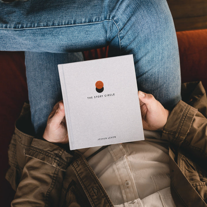 The-Story-Circle-Devotional-Gray-Linen-Minimal-Hosanna-Revival
