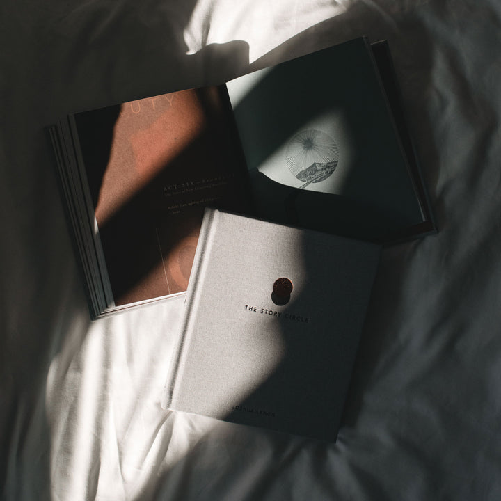 The-Story-Circle-Devotional-Gray-Linen-Minimal-Hosanna-Revival