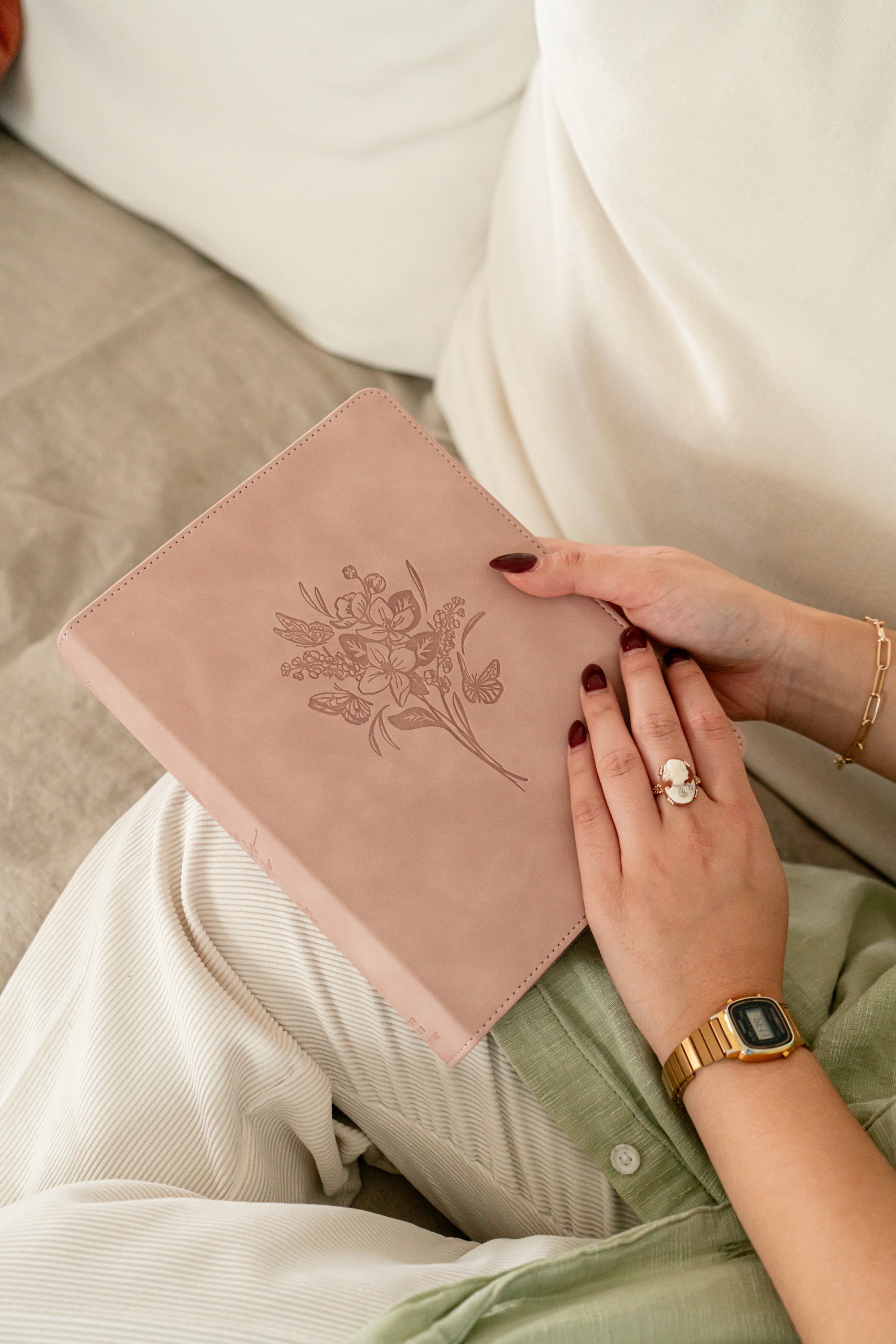 Borsa Portafoglio In Pelle Mala Leather Shiloh Collection Con Blocco RFID - Verde