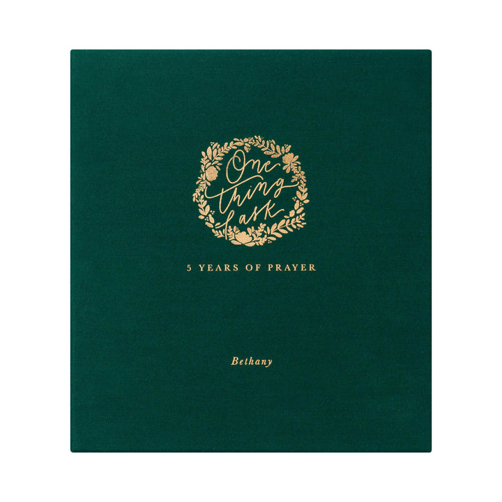 One Thing I Ask 5-Year Prayer Journal: Bethany Theme