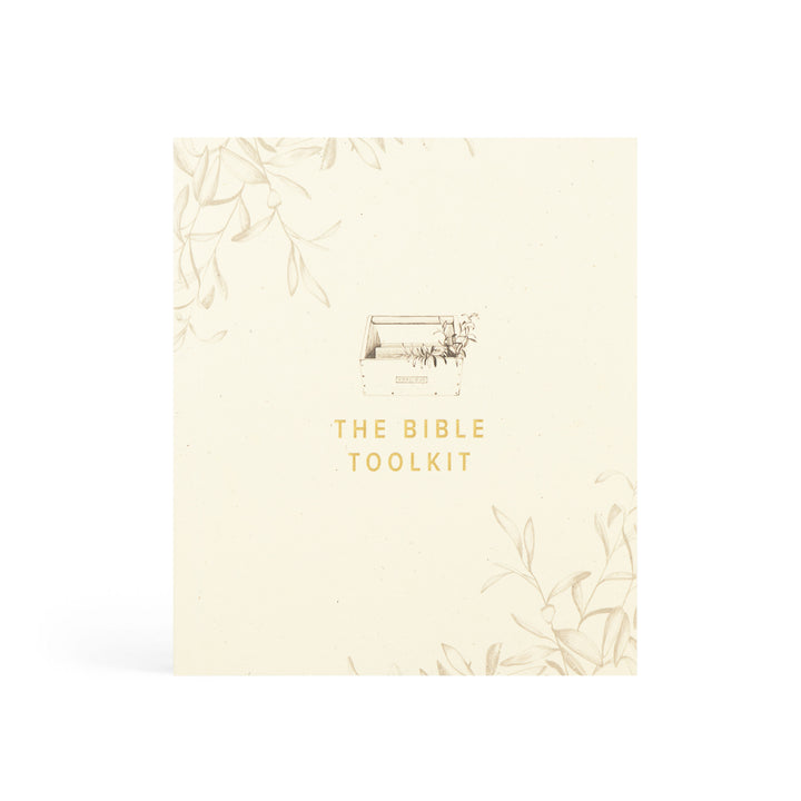 Bible Toolkit cover with decorative design and text on a white background