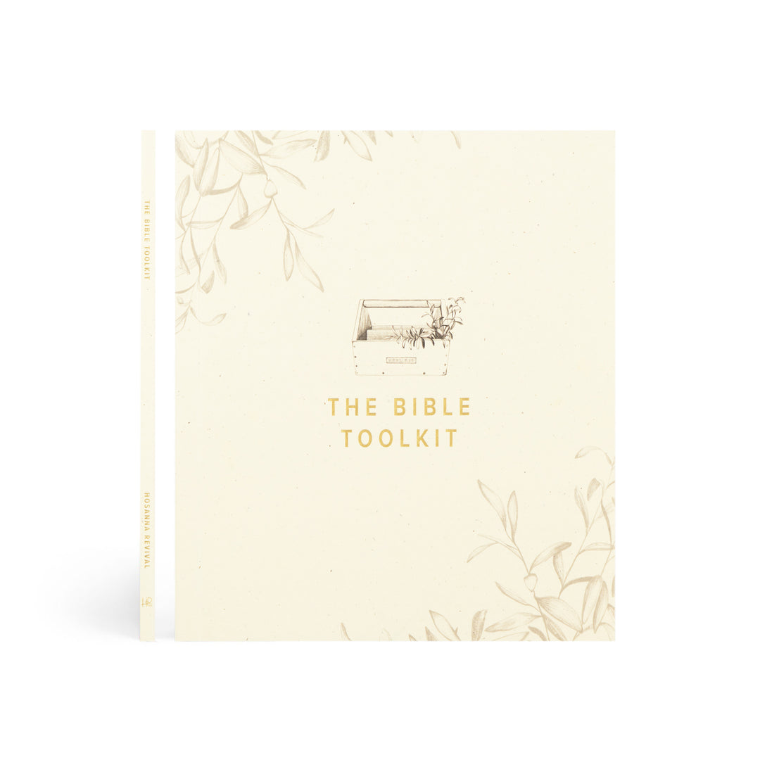 Bible Toolkit book with decorative cover on a white background