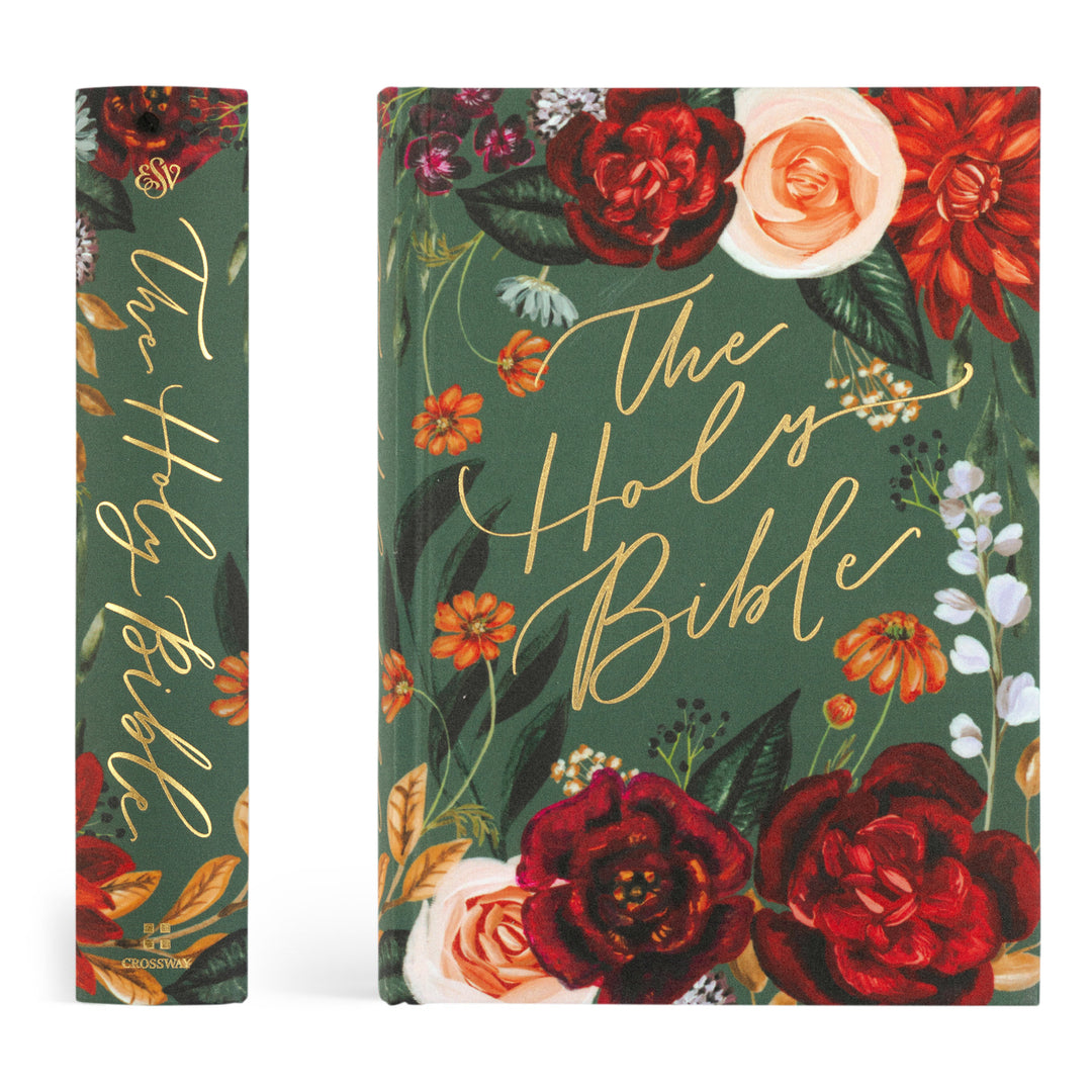 ESV Large Print Journaling Bible : Hollis Theme