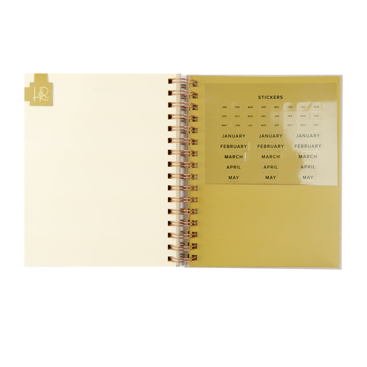 12-Month Undated Planner: Magnolia Springs Design, Spiral