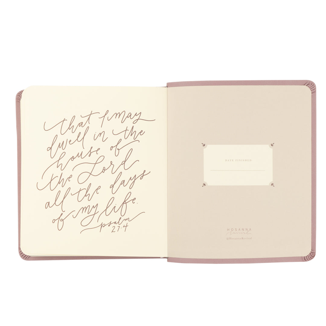One Thing I Ask 5-Year Prayer Journal: Mauves Theme